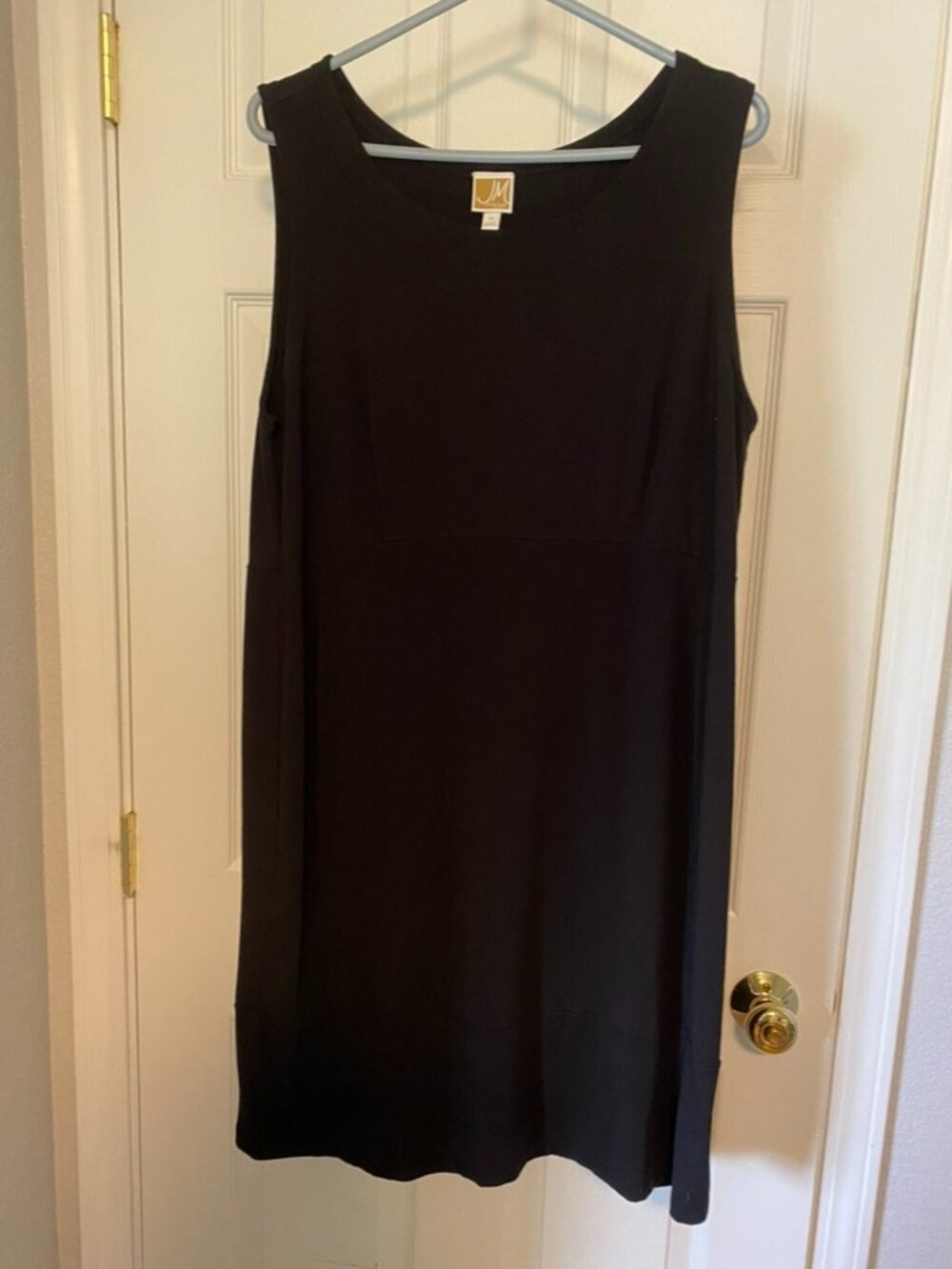 JM Collection Black Sleeveless Dress 1X $18
